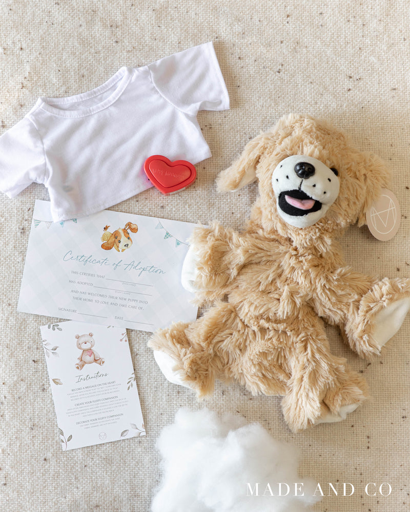 DIY Plush Kit | Puppy | Stuffed Animal